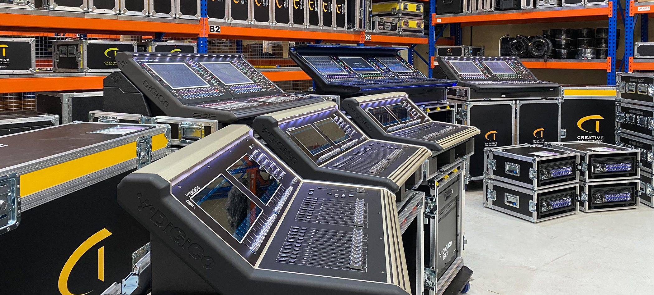 DiGiCo mixing consoles